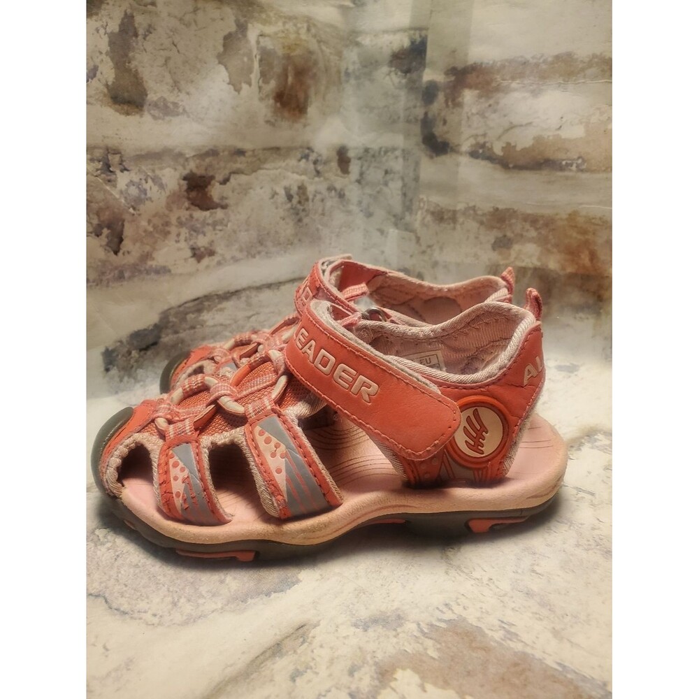 Aleader Toddler Girls  Sport Water Hiking Sandals US 9/ EU 26 Pink/Grey